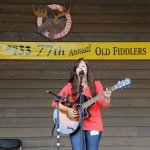 On site at Galax, 2012 - photo by Carol McDuffie