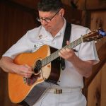 Joe Friedman with US Navy Band Country Current at the 2016 Sping Gettysburg Bluegrass Festival - photo by Frank Baker