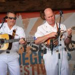 Kenny Ray Horton and Patrick White with US Navy Band Country Current at the 2016 Sping Gettysburg Bluegrass Festival - photo by Frank Baker