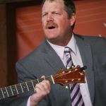 Richard Egolf with Remington Ryde at the 2016 Sping Gettysburg Bluegrass Festival - photo by Frank Baker