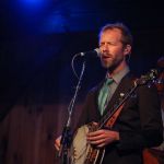 Graham Sharp with Steep Canyon Rangers at the 2016 Sping Gettysburg Bluegrass Festival - photo by Frank Baker