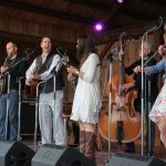 Darin & Brooke Aldridge at the May 2016 Gettysburg Bluegrass Festival - photo by Frank Baker