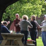 Campground jam at the May 2016 Gettysburg Bluegrass Festival - photo by Frank Baker