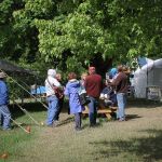 Campground jam at the May 2016 Gettysburg Bluegrass Festival - photo by Frank Baker