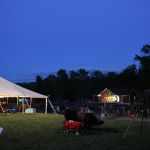 Night falls at the May 2016 Gettysburg Bluegrass Festival - photo by Frank Baker