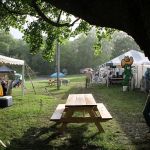 Beautiful morning at the May 2016 Gettysburg Bluegrass Festival - photo by Frank Baker