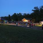 Night falls at the May 2016 Gettysburg Bluegrass Festival - photo by Frank Baker