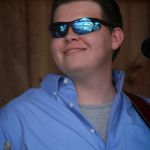 Gaven Largent with Blue Highway at the August 2016 Gettysburg Bluegrass Festival - photo by Frank Baker