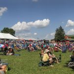 Bluegrass in the summer sun at the August 2016 Gettysburg Bluegrass Festival - photo by Frank Baker