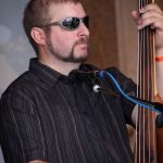 Eric Troutman with Danny Paisley & the Southern Grass at the August 2016 Gettysburg Bluegrass Festival - photo by Frank Baker