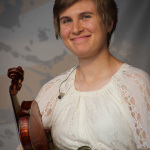 Ainsley Porchak with the ETSU Pride Band at the May 2016 Gettysburg Bluegrass Festival - photo by Frank Baker