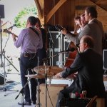 Steep Canyon Rangers at the Gettysburg Bluegrass Festival (August 2014) - photo by Frank Baker