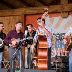 The Travelin\' McCourys with Jeff White at the Gettysburg Bluegrass Festival (August 2014) - photo by Frank Baker