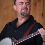 Rob McCoury with The Travelin\' McCourys at the Gettysburg Bluegrass Festival (August 2014) - photo by Frank Baker