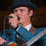 Woody Platt with Steep Canyon Rangers at the Gettysburg Bluegrass Festival (August 2014) - photo by Frank Baker