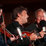 The Travelin\' McCourys with Jeff White at the Gettysburg Bluegrass Festival (August 2014) - photo by Frank Baker