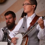 Daniel Patrick with The Roys at the Gettysburg Bluegrass Festival (August 2014) - photo by Frank Baker