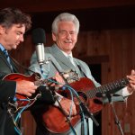Ronnie and Del McCoury at the Gettysburg Bluegrass Festival (August 2014) - photo by Frank Baker