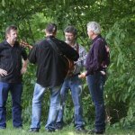 Farm Hands backstage at the Gettysburg Bluegrass Festival (August 2014) - photo by Frank Baker