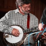 Bennie Bolling with the Farm Hands at the Gettysburg Bluegrass Festival (August 2014) - photo by Frank Baker
