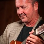 Keith Tew with the Farm Hands at the Gettysburg Bluegrass Festival (August 2014) - photo by Frank Baker