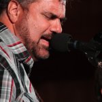Steve Thomas at the Gettysburg Bluegrass Festival (August 2014) - photo by Frank Baker