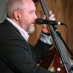 Tim Surrett with Balsam Range at the Gettysburg Bluegrass Festival (May 2015) - photo by Frank Baker
