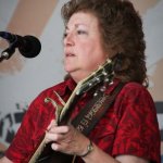 Teresa Sells with Big Country Bluegrass at the Gettysburg Bluegrass Festival (May 2015) - photo by Frank Baker