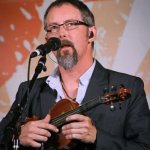 Buddy Melton with Balsam Range at the Gettysburg Bluegrass Festival (May 2015) - photo by Frank Baker