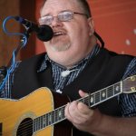 Eddie Gill with Big Country Bluegrass at the Gettysburg Bluegrass Festival (May 2015) - photo by Frank Baker