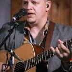 Caleb Smith with Balsam Range at the Gettysburg Bluegrass Festival (May 2015) - photo by Frank Baker