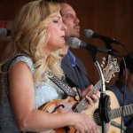 Rhonda Vincent and Josh Williams at the Gettysburg Bluegrass Festival (May 2015) - photo by Frank Baker