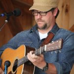 Tony Mowell with NewTown at the Gettysburg Bluegrass Festival (May 2015) - photo by Frank Baker