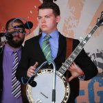 Gavin Largent with Flamekeeper at the Gettysburg Bluegrass Festival (May 2015) - photo by Frank Baker