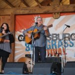 Kenny & Amanda Smith at the Gettysburg Bluegrass Festival (May 2015) - photo by Frank Baker