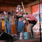 Hogslop Stringband at the Gettysburg Bluegrass Festival (May 2015) - photo by Frank Baker
