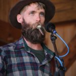 Graham Sherrill with Hogslop Stringband at the Gettysburg Bluegrass Festival (May 2015) - photo by Frank Baker