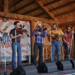 Hogslop Stringband at the Gettysburg Bluegrass Festival (May 2015) - photo by Frank Baker