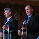 Eric and Leigh Gibson Thursday, Aug. 13 at the Gettysburg Bluegrass Festival - photo by Andy Flynn