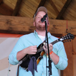 Jesse Smathers of the Lonesome River Band Thursday, Aug. 13 at the Gettysburg Bluegrass Festival - photo by Andy Flynn