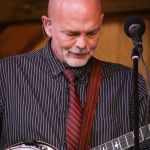 Sammy Shelor with Lonesome River Band at the August 2015 Gettysburg Bluegrass Festival - photo by Frank Baker