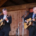 The Gibson Brothers at the August 2015 Gettysburg Bluegrass Festival - photo by Frank Baker