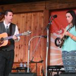 Darin & Brooke Aldridge at the 2015 August Gettysburg Bluegrass Festival - photo by Frank Baker