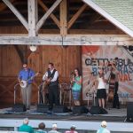 Darin & Brooke Aldridge at the 2015 August Gettysburg Bluegrass Festival - photo by Frank Baker