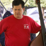 George Welling, instructor for the Kids Academy at the August 2015 Gettysburg Bluegrass Festival - photo by Frank Baker