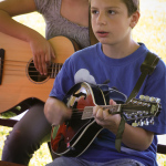 Kids Academy at the August 2015 Gettysburg Bluegrass Festival - photo by Frank Baker