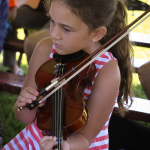 Kids Academy at the August 2015 Gettysburg Bluegrass Festival - photo by Frank Baker