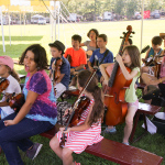 Kids Academy at the August 2015 Gettysburg Bluegrass Festival - photo by Frank Baker
