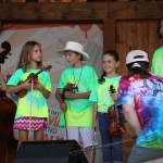 Kids Academy at the August 2015 Gettysburg Bluegrass Festival - photo by Frank Baker