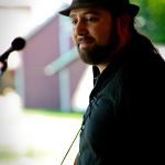 Nolan Lawrence with The Hillbenders at Gettysburg (May 20, 2012) - photo by Frank Baker